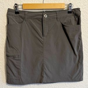 Patagonia Cargo Mini Skirt Gray Pockets Women’s 6